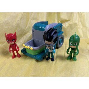 pj masks figures and vehicle lot